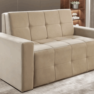 SOFÁ-CAMA 110  NO VELUDO