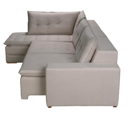 SOFÁ RETRÁTIL DE CANTO 310 NO VELUDO - Imagem 3