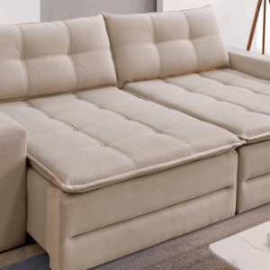 SOFÁ-CAMA RETRATIL 442 NO VELUDO