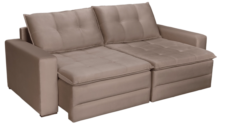 SOFÁ-CAMA RETRATIL 442 NO VELUDO - Imagem 3