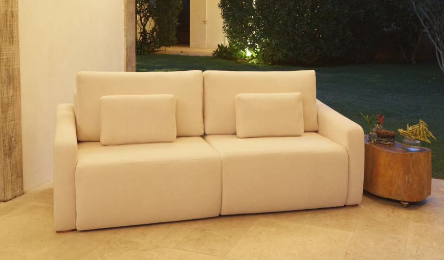 SOFÁ-CAMA RETRATIL 542 NO VELUDO