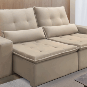 SOFÁ RETRÁTIL E RECLINÁVEL 664 NO VELUDO