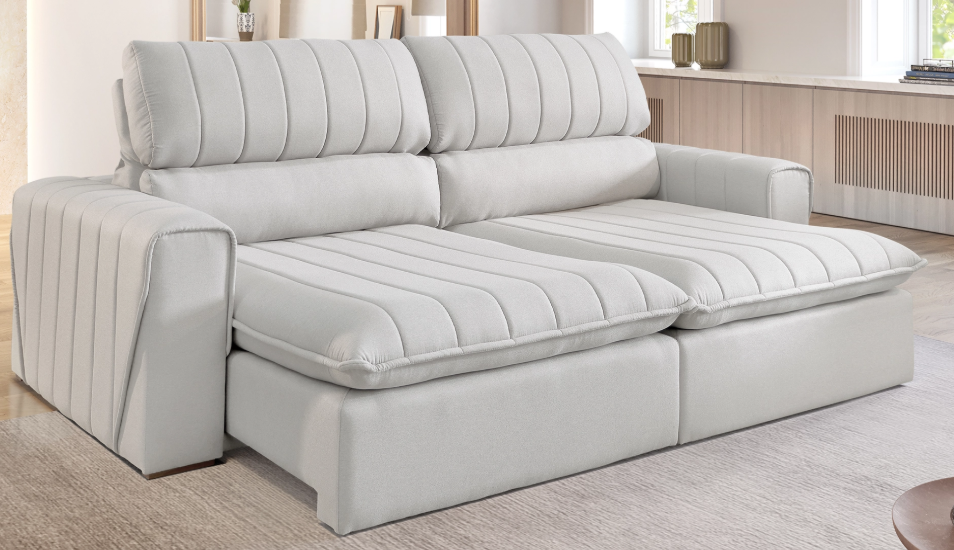 SOFÁ RETRÁTIL E RECLINÁVEL 922 NO VELUDO