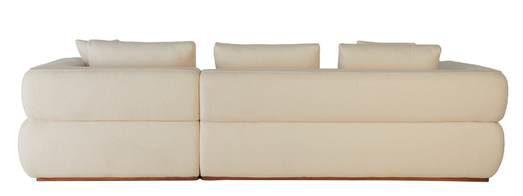 SOFÁ COM CHAISE 950 NO VELUDO - Imagem 3