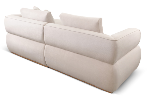 SOFÁ COM CHAISE 951 NO VELUDO - Imagem 2