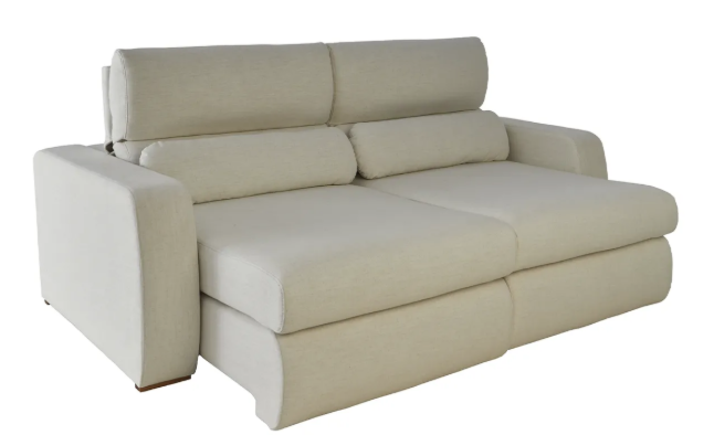 SOFÁ RETRÁTIL E RECLINÁVEL 972 NO VELUDO - Imagem 2