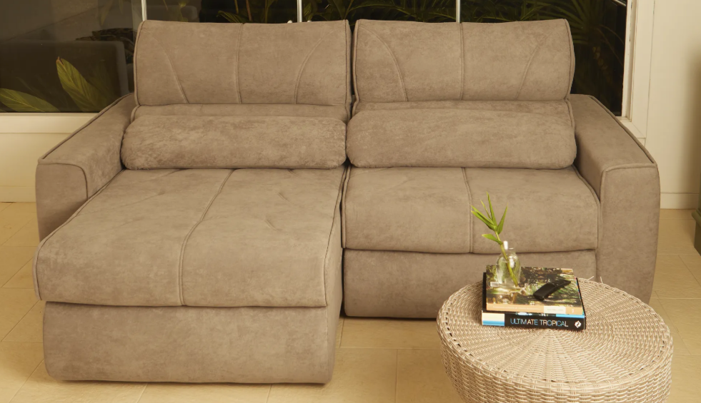 SOFÁ RETRÁTIL E RECLINÁVEL 982 NO VELUDO