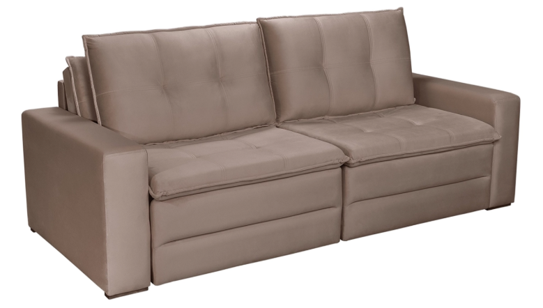 SOFÁ-CAMA RETRATIL 442 NO VELUDO - Imagem 4