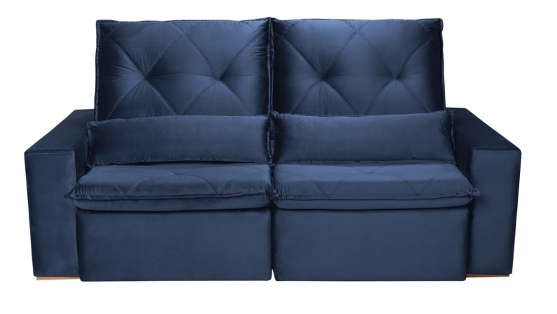 SOFÁ RETRÁTIL E RECLINÁVEL 749 NO VELUDO - Imagem 5