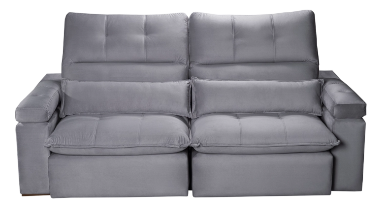 SOFÁ RETRÁTIL E RECLINÁVEL 912 NO VELUDO - Imagem 5